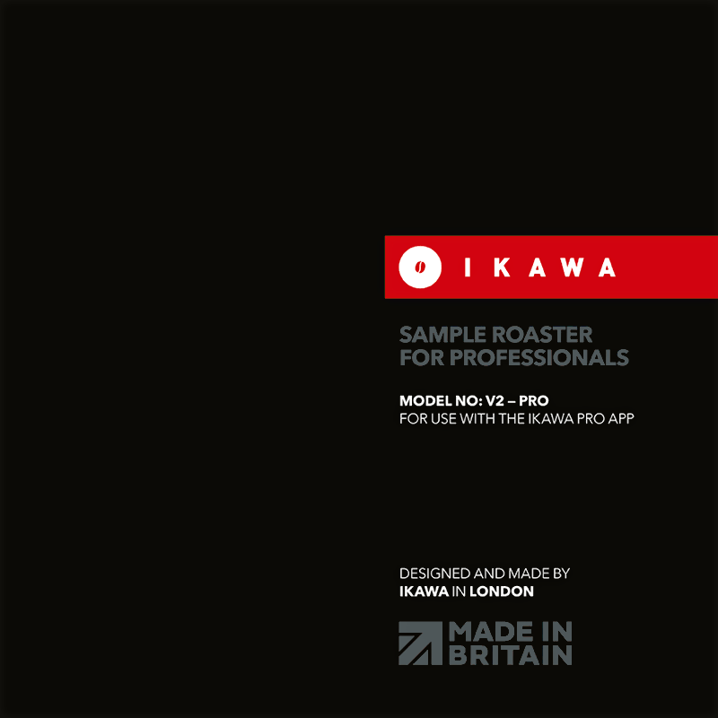 IKAWA V2-Pro Sample Roaster User Manual