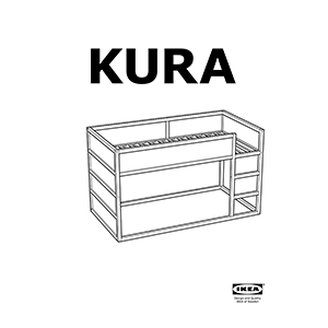 IKEA KURA Reversible Bed Assembly Instructions