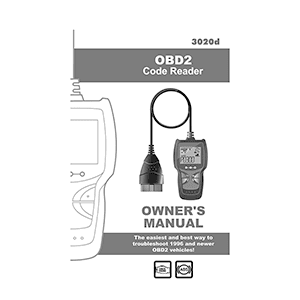 Innova 3020d OBD2 Code Reader Owner's Manual