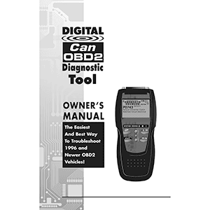 Innova 3100 CAN OBD2 Diagnostic Tool Owner's Manual
