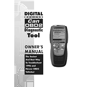 Innova 3100e Digital Can OBD2 Diagnostic Tool Owner's Manual