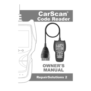 Innova 5110 CarScan ABS Code Reader Owner's Manual