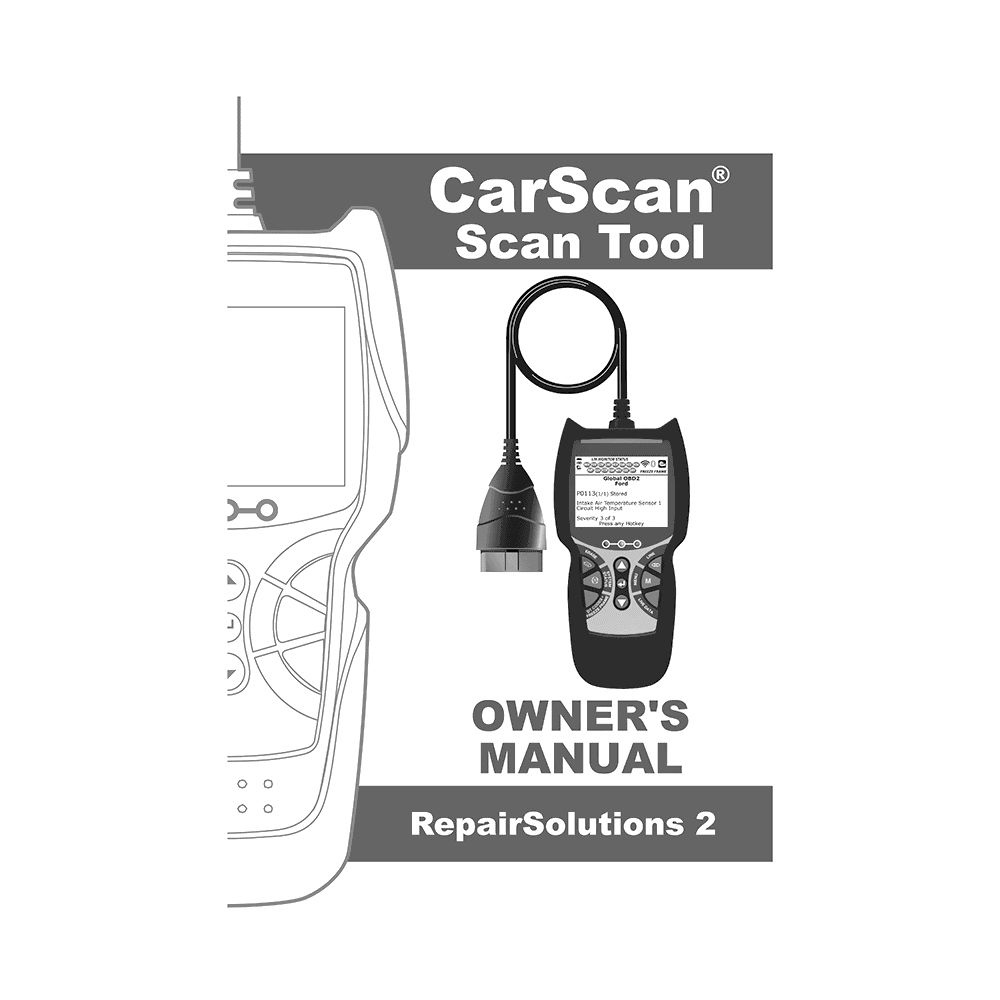 Innova 5310 CarScan Inspector OBD2 Scan Tool Owner's Manual