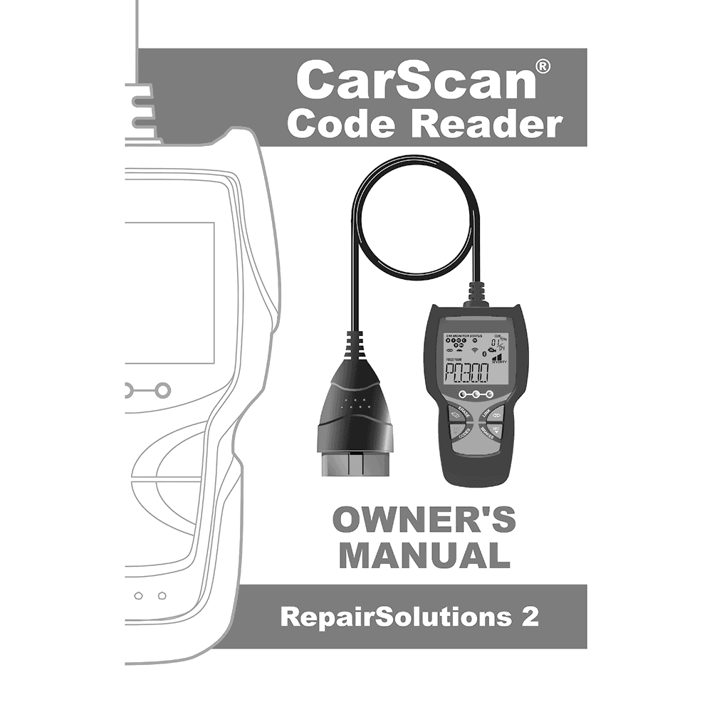 Innova FixAssist 3020RS CarScan Code Reader Owner's Manual
