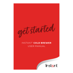 Instant Cold Brewer User Manual