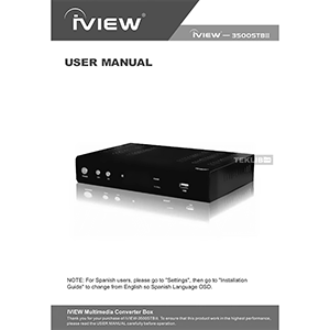 iView 3200STB ATSC Digital Converter Box User Manual