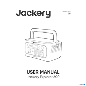 Jackery Explorer 600 V2 Portable Power Station User Manual
