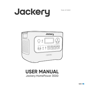 Jackery HomePower 3000 Power Station User Manual