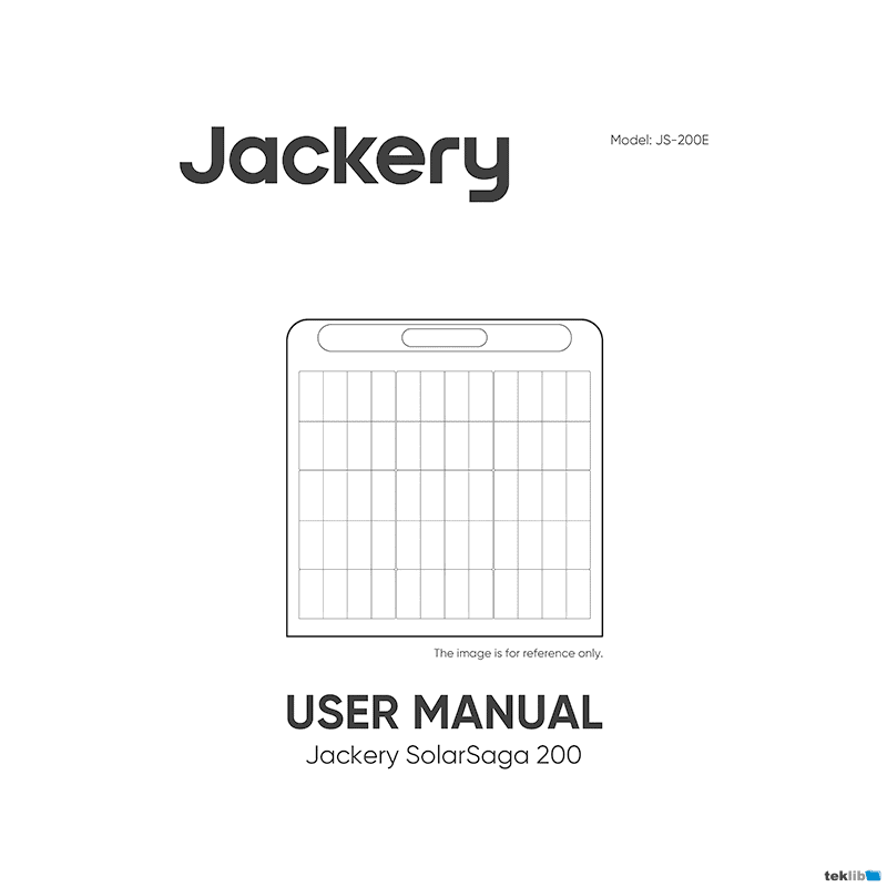Jackery SolarSaga 200W Solar Panel User Manual