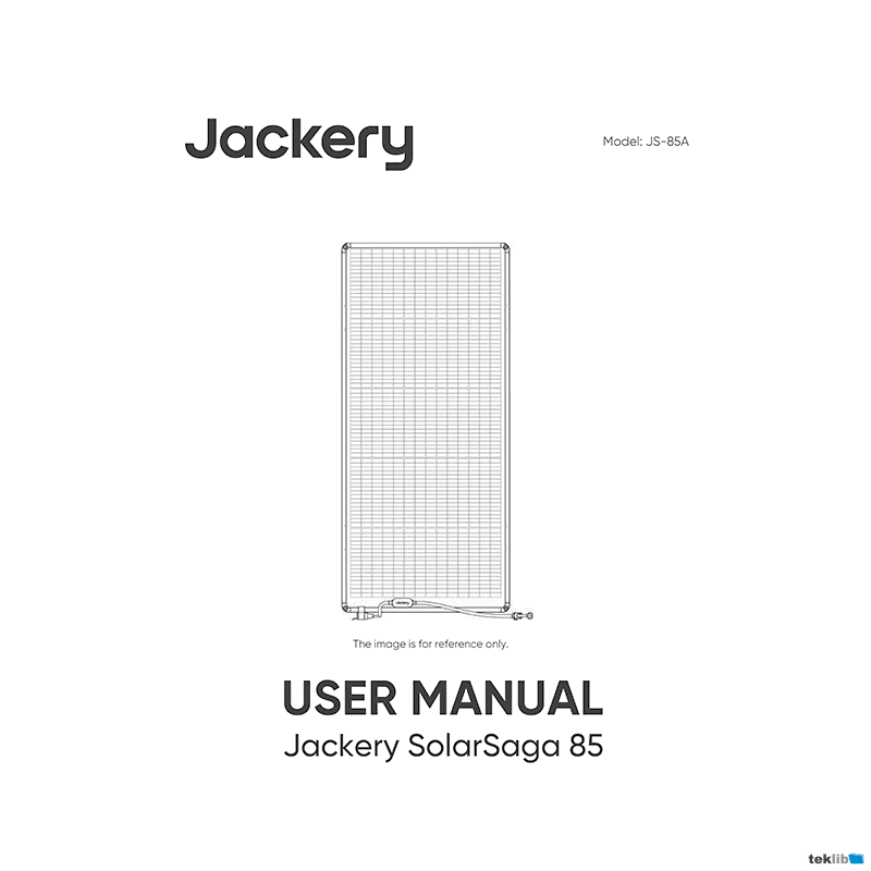 Jackery SolarSaga 85 Solar Panel User Manual