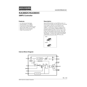 KA3882C Fairchild SMPS Controller Data Sheet