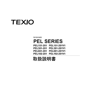 Kenwood TMI / Texio PEL601-501 Electronic Load Instruction Manual