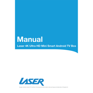 Laser MMC-ANDTV 4K Ultra HD Mini Smart Android TV Box Manual