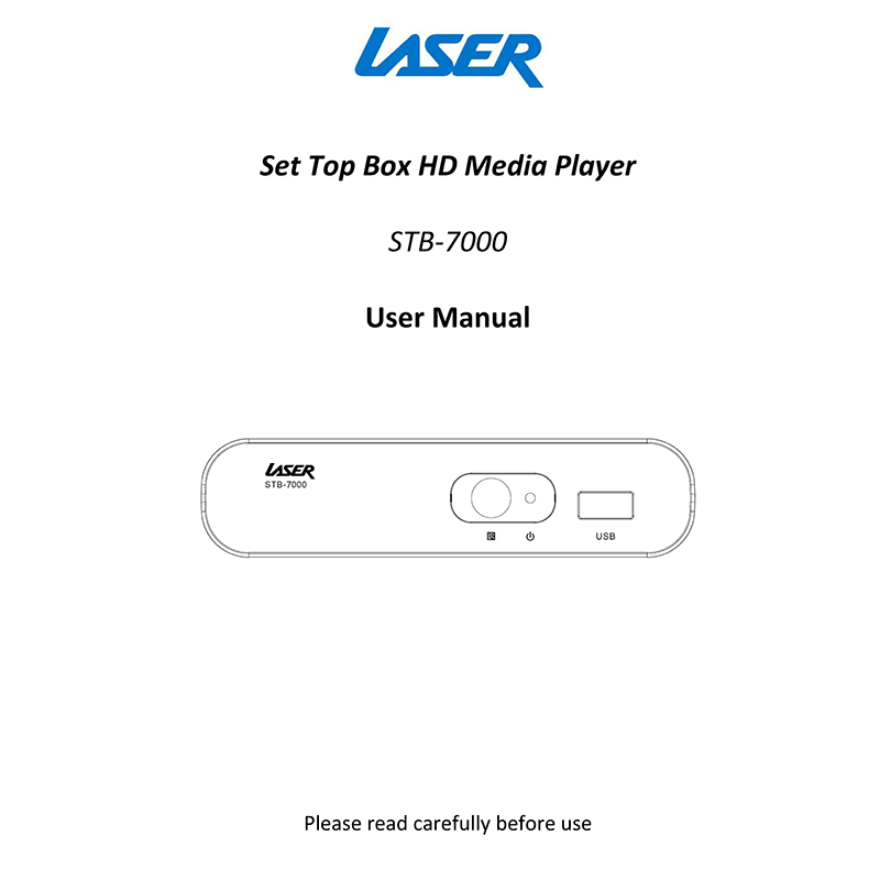 Laser STB-7000 Set Top Box User Manual