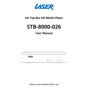 Laser STB-8000-026 Set Top Box User Manual
