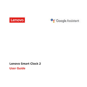 Lenovo CD-24502F Smart Clock 2 User Guide