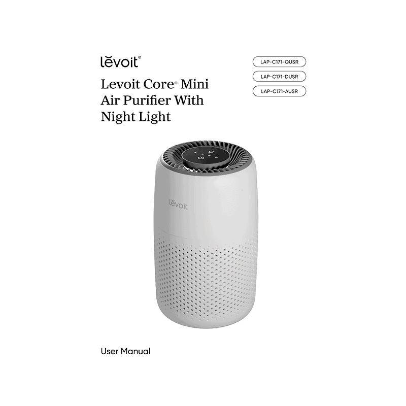 Levoit Core Mini Air Purifier LAP-C171-AUSR User Manual