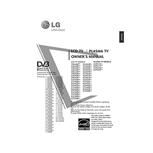 LG 26LH2020 LCD TV Owner's Manual