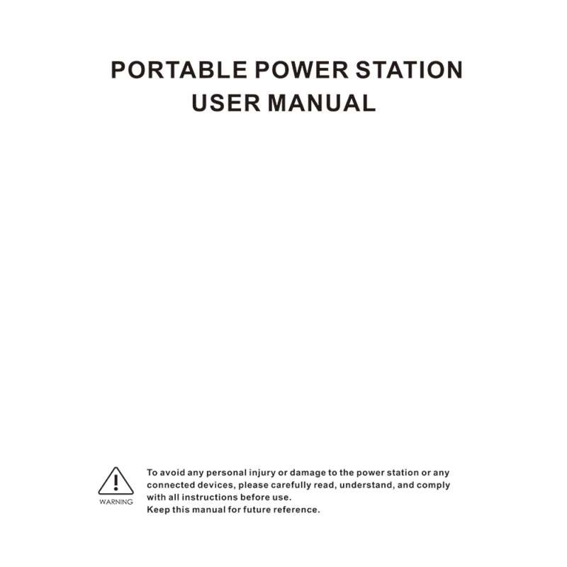 Litionite A250 Portable Power Station 250W/256Wh User Manual