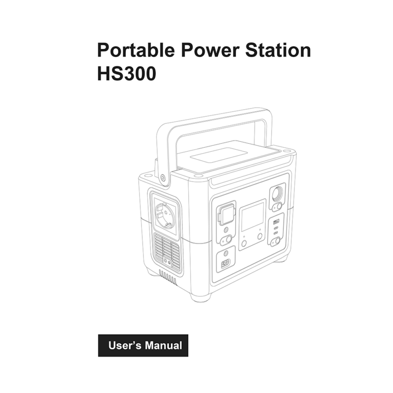 Litionite HS300 Apache Mini Portable Power Station 300W/288Wh User's Manual