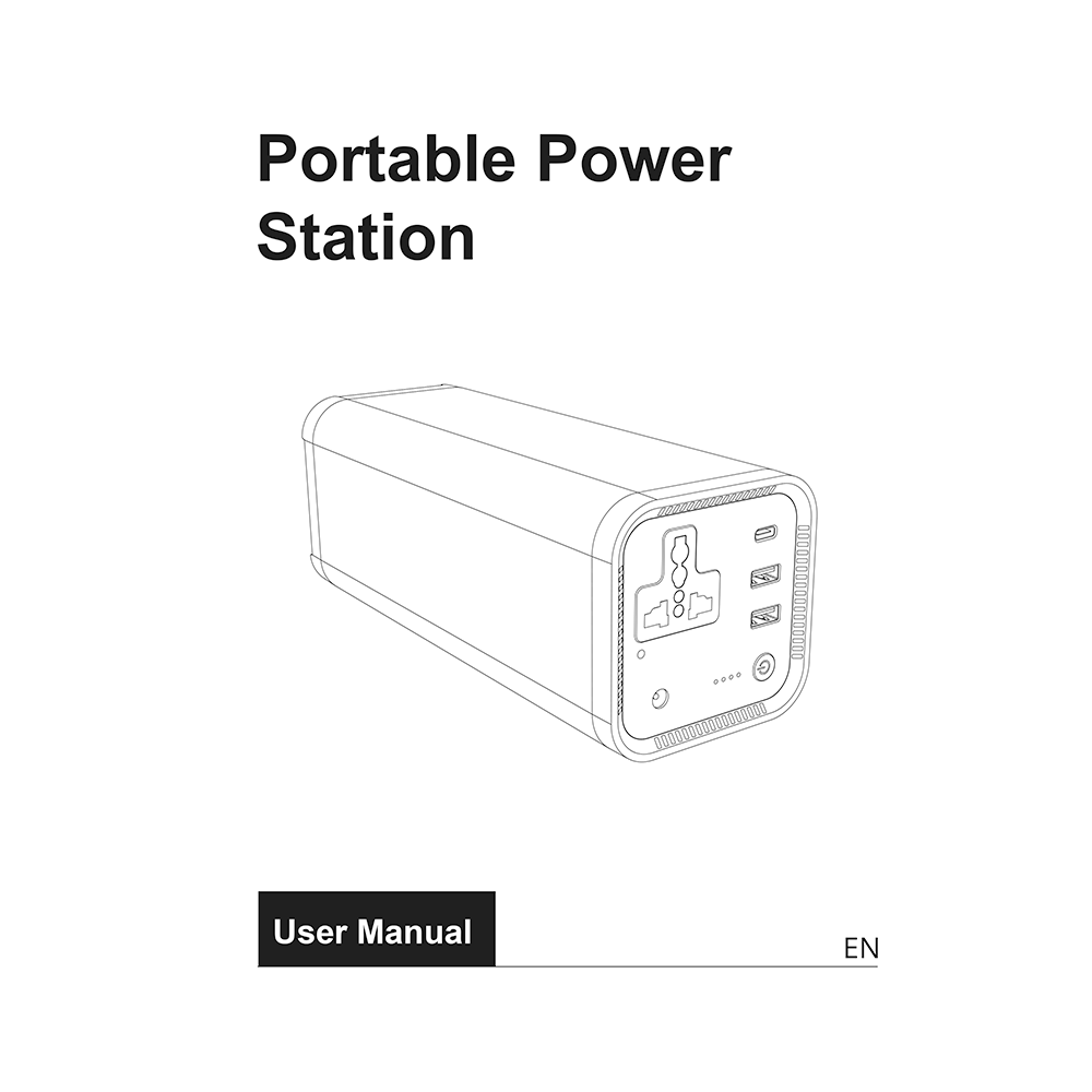 Litionite PS200+ Hurakan Portable Power Station 200W/172Wh User Manual