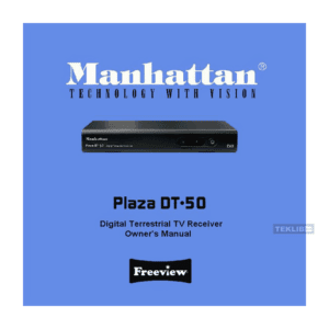 Manhattan Plaza DT-50 Freeview Digital Receiver Owner's Manual