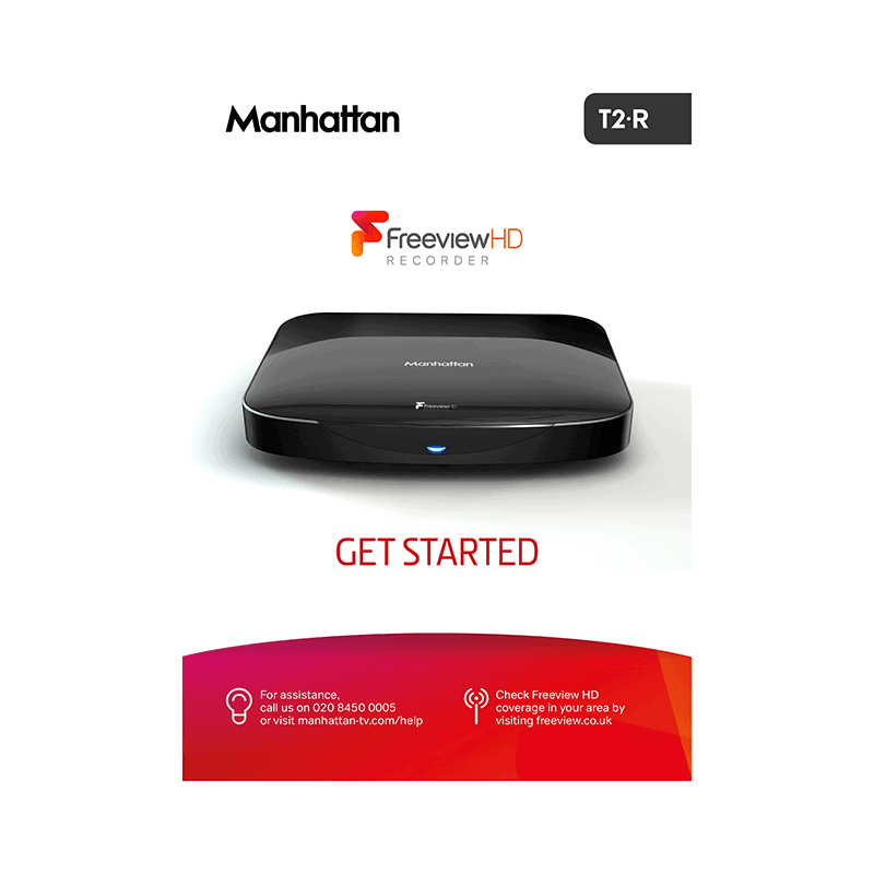 Manhattan T2-R Freeview HD Recorder Quick Start Guide