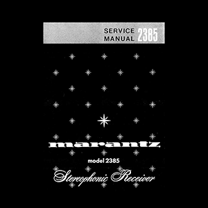 Marantz 2385 Stereo Receiver Manual