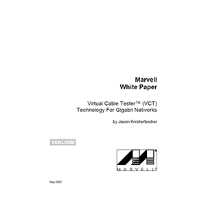 VCT Marvell Virtual Cable Tester Technology For Gigabit Networks White Paper