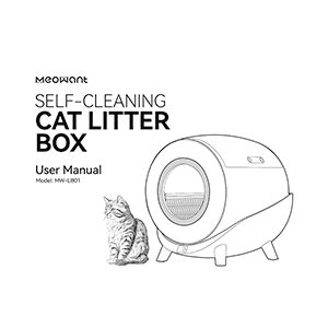 Meowant MW-LB01 Self-Cleaning Cat Litter Box User Manual