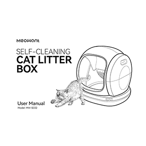 Meowant MW-SC02 Self-Cleaning Cat Litter Box User Manual