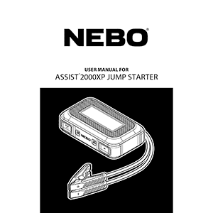 NEBO ASSIST 2000XP Jump Starter NEB-JMP-0004 User Manual