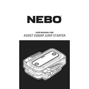 NEBO ASSIST 2500XP Jump Starter NEB-JMP-0008 User Manual