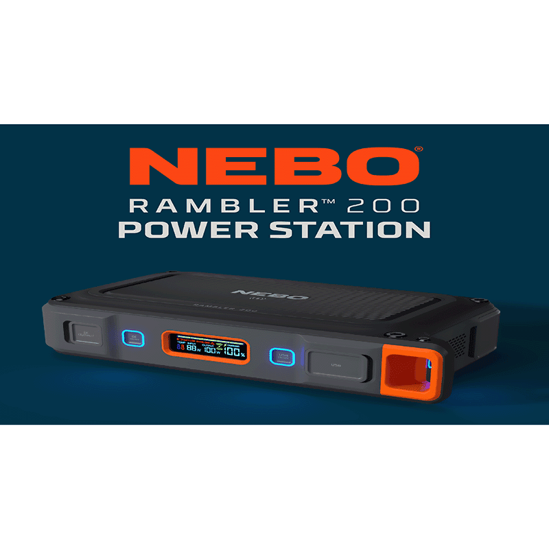 NEBO RAMBLER 200 Portable Power Station NEB-PST-0003 User Manual