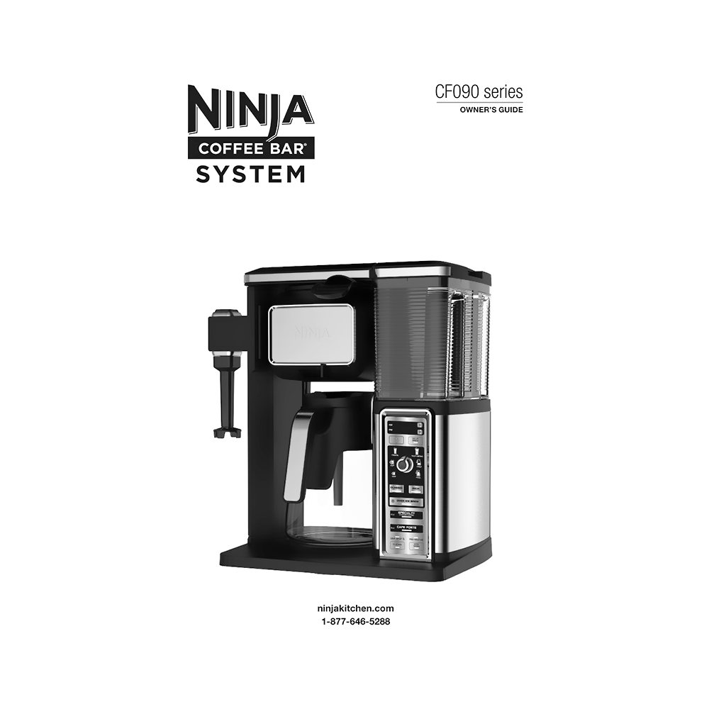 Ninja Coffee Bar System CF090 CF4 Owner's Guide