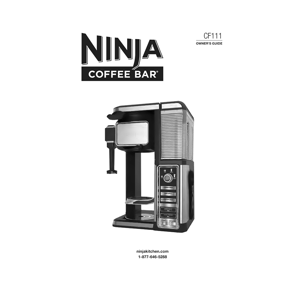 Ninja Coffee Bar CF111 Owner's Guide