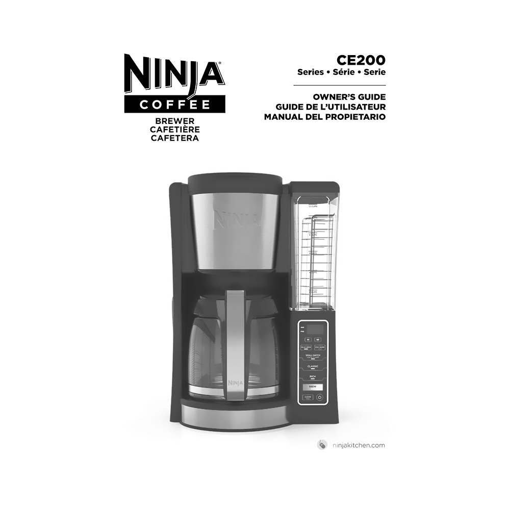 Ninja Coffee Brewer CE251 Owner's Guide