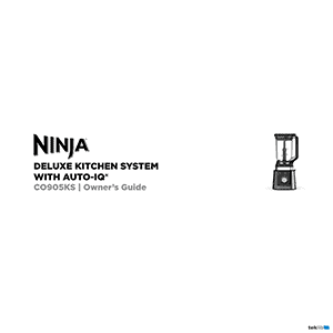 Ninja Deluxe Kitchen System CO905KSLAA Owner's Guide