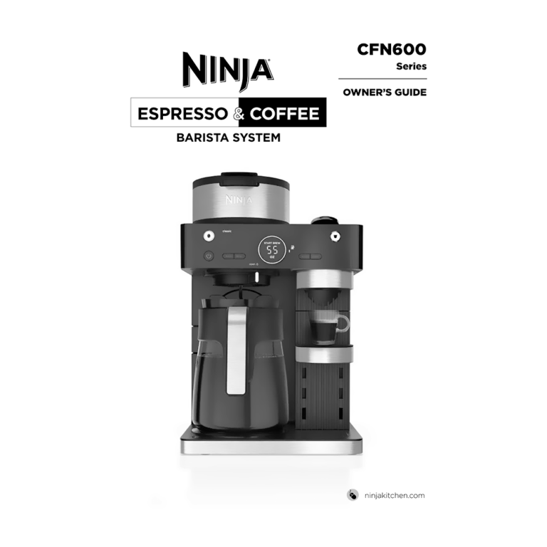 Ninja Espresso and Coffee Barista System CFN601 User Manual