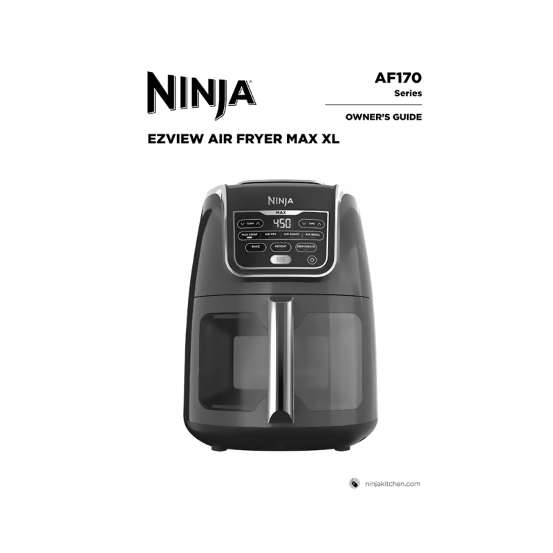 Ninja EZView Air Fryer Max XL AF171 Owner's Guide