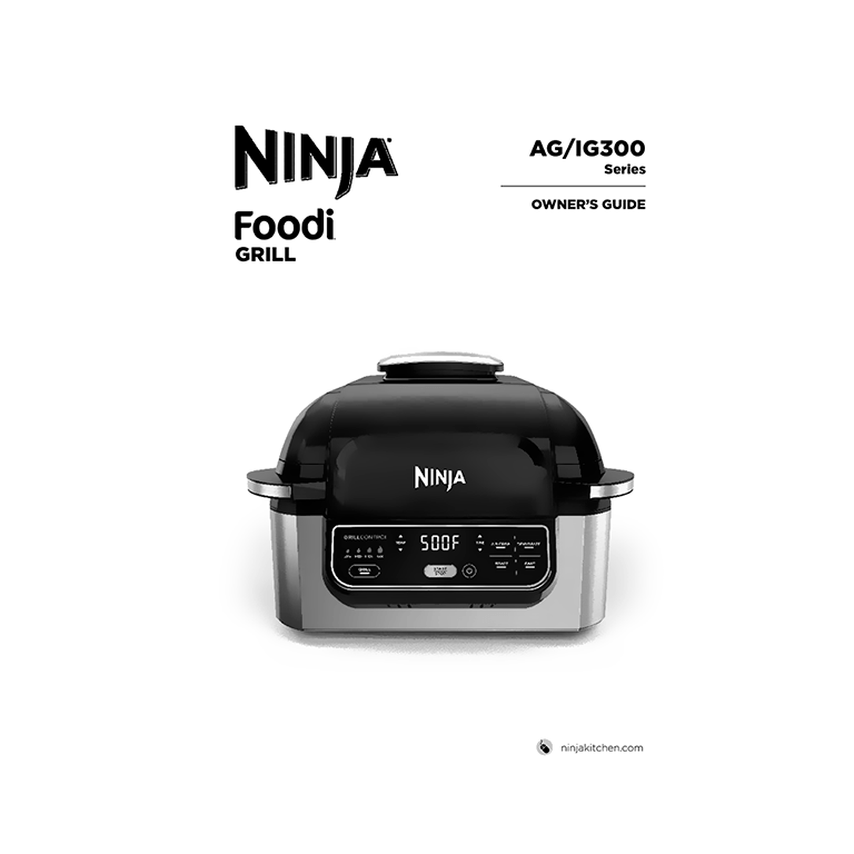Ninja Foodi 5in1 Indoor Grill AG301 User Manual