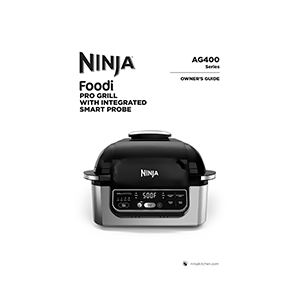 Ninja Foodi Pro 5-in-1 Indoor Grill AG400 Owner's Guide