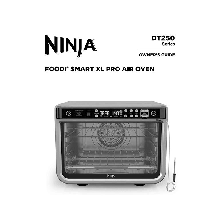 Ninja FOODI 10in1 SMART XL PRO Air Fry Oven DT251 User Manual
