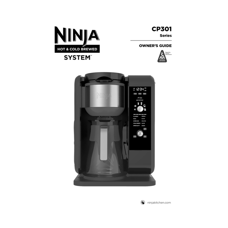 Ninja Hot and Cold Brewed System CP301BRN Owner's Guide