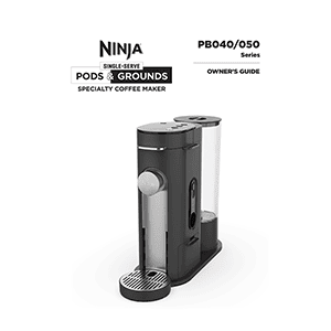 Ninja Pods & Grounds Single-Serve Coffee Maker PB041NV Owner's Guide
