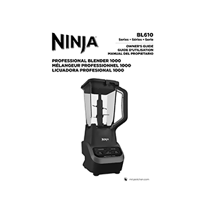 Ninja Professional Blender 1000 BL610 Owner's Guide