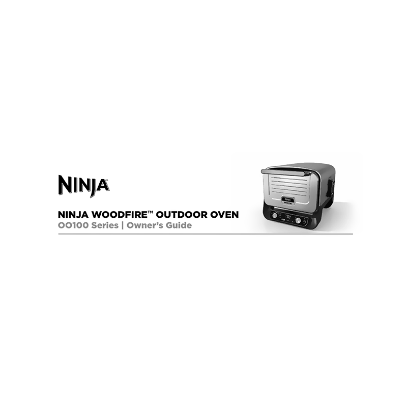 Ninja Woodfire 8-in-1 Outdoor Oven OO100C Owner's Guide