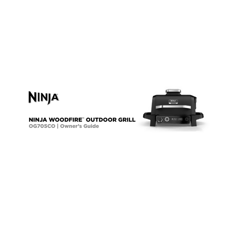 Ninja Woodfire Outdoor Grill OG705CO Owner's Guide