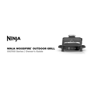 Ninja Woodfire Red Outdoor Grill OG701RD Owner's Guide