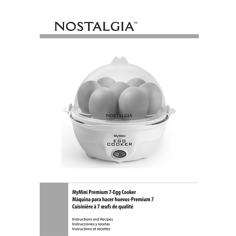 Nostalgia Egg Cooker Instructions